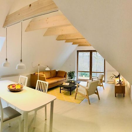 Moorblick! Grosse Dachwohnung Mit Kamin Und Sauna Leck ภายนอก รูปภาพ