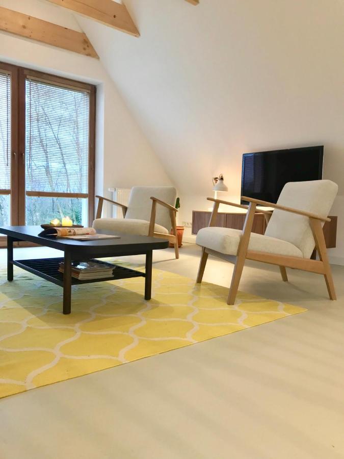 Moorblick! Grosse Dachwohnung Mit Kamin Und Sauna Leck ภายนอก รูปภาพ