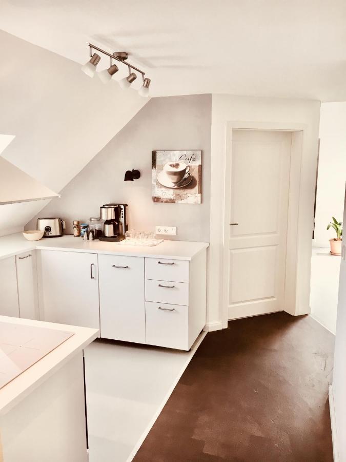 Moorblick! Grosse Dachwohnung Mit Kamin Und Sauna Leck ภายนอก รูปภาพ